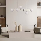  Visilica na sajli ALISA 6xE14/40W/230V crna | Eponuda.com