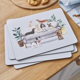 Cooksmart ® Pogrinjki in podstavki v kompletu 8 ks Curious Dogs – | Shoptok.si