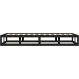  Posteljni okvir črn 90x200 cm trden les, (20795135) | Shoptok.si