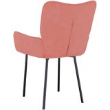  Jedilni stoli 2 kosa roza žamet, (20701189) | Shoptok.si