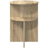 Bocni stol Hrast sonoma Ø 39,5 x 55 cm Konstruirano drvo | shoptok.hr
