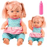  Lutka za igru sa plavom kosom, bočicom i zvučnim efektima - 30 cm | Shoptok.si