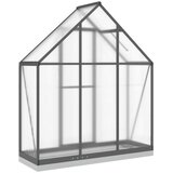  Staklenik s okvirom antracit 169 x 58 x 202 cm aluminijski | shoptok.hr
