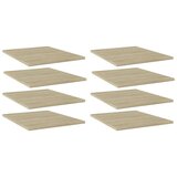 Police za knjige 8 kom boja hrasta sonome 40x50x1,5 cm iverica | Shoptok.si