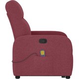  Masažni naslonjač na podizanje od tkanine crvena boja vina | shoptok.hr