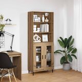  Highboard Umjetnički hrast 69,5 x 34 x 180 cm | shoptok.hr