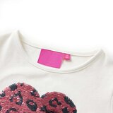  Dječja majica dugih rukava prljavo bijela boja 116 | shoptok.hr