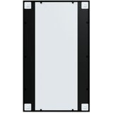  Zidna ogledala 2 kom crna 100x60 cm metalna | shoptok.hr