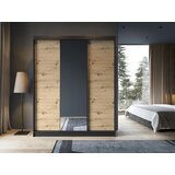 ELTAP GARDEROBNA OMARA ESVILLE Z DRSNIMI VRATI IN OGLEDALOM - 180 CM | Shoptok.si