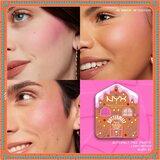 NYX Professional Makeup Gingerbaddie Land Buttermelt paleta highlightera i rumenila nijansa Light/Medium 1 kom | shoptok.hr
