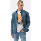 Ombre Puloverji Moška prehodna jakna (C453BLUE) pisana | Shoptok.si