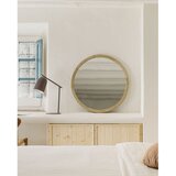 Kave Home Stensko ogledalo z lesenim okvirjem ø 100 cm Alum – | Shoptok.si