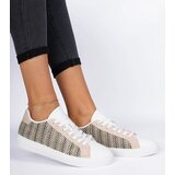 Gemre Beige women's fabric sneakers Bellisio | shoptok.hr