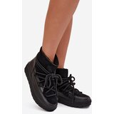 Boto Women's Snow Boots with Laces Black Rebekah | Shoptok.si
