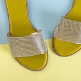 Resti Green women's slippers with cubic zirconia Verina - Footwear | shoptok.hr