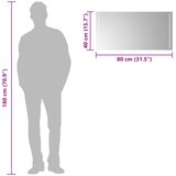  LED kupaonsko ogledalo s ogledalom *Transparent*an 80 x 40 cm | Eponuda.com