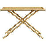  5-dijelni sklopivi bistro set s krem bijelim jastucima bambus | Eponuda.ba