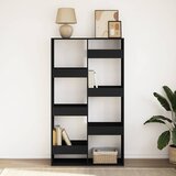  Regal za knjige crni 100x33x175 cm od konstruiranog drva | Eponuda.ba