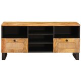 TV ormar s ladicama Smeđa 100 x 33 5 x 46 cm Čvrsto drvo manga | shoptok.hr