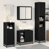 vidaXL set namještaja za kupaonicu 3 pcs crni hrast 65 x 33 x 60 cm | shoptok.hr