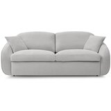 Bobochic Paris Svijetlo siva sklopiva sofa 235 cm Cezanne – Cijene
