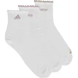 Nogavice womens quarter Sock 3 Pair Pack Bela