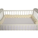Baby Textil pletenica za krevetac od pliša Vanila, 240cm