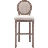  Barski stolčki 2 kosa belo platno, (20624519) | Shoptok.si