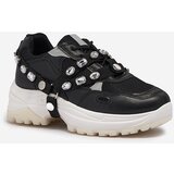 Resti Black women's sneakers with a thick sole Natsumi - Footwear | Shoptok.si