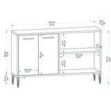 Hanah home Konzolni sto Frezya, 120 x75 x29,6 cm, Hrast | Eponuda.ba