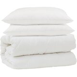  Set deka s jastukom 3 kom. Bijela Mikrovlakna 240 x 260 cm,60 x 80 cm | Shoptok.si