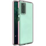  Ovitek Spring clear TPU za Samsung Galaxy A72 5G - Svetlo roza KP8758 Cene