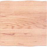 vidaXL Mizna plošča svetlo rjava 40x40x2 cm obdelana trdna hrastovina Cene