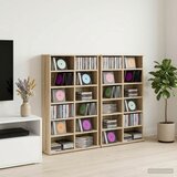 Cd ormar 2 kom. Hrast sonoma 60 x 17 x 92 cm Konstruirano drvo | shoptok.hr