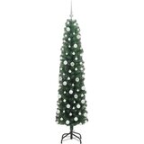 vidaXL Umestno božično drevo Zelena 180 cm PVC in Jeklo in Plastika | Shoptok.si