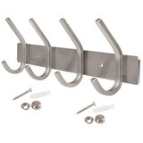 WALTECO Zidna lajsna s kukicama (D x V: 300 x 82 mm, Broj kuka: 4 Kom., Plemeniti čelik) | shoptok.hr