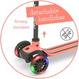 Chillafish Trotinet Scotti Glow 2 sa 3 svetleća točka do 50kg roze | Eponuda.com