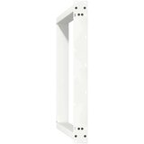 vidaXL noge za jedilno mizo u-oblika 2 kosa bela 80x(72-73) cm jeklo | Shoptok.si