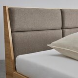 Bessagi Home Oblazinjena Postelja Dormio, Hrast, Rjava, 180x200 Cm | Shoptok.si
