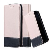 Cadorabo Case, združljiv z LG v rose Gold Black - zaščitni pokrov z magnetnim zapiranjem, stoječo funkcijo in režo za kartico, (20590014) | Shoptok.si