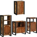 vidaXL Set namještaja za kupaonicu Zidne 4 pcs Čvrsto reciklirano drvo | shoptok.hr