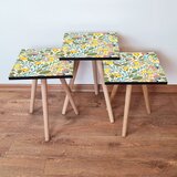 Hanah home set klub stočića 3Shp353, 3 komada, Boja hrasta | ePonuda.com