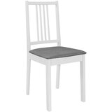 Maison Chic Jedilni stoli - Vzorci stoli z blazinami 2 kosa trden les beli A1507, (22031262) Cene