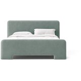 Micadoni Svijetlo plavi tapecirani bračni krevet s podnicom 180x200 cm Eda – | shoptok.hr