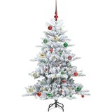 vidaXL Umetno Zložljivo Božično Drevo with LEDs z stojalom 150cm PVC | Shoptok.si