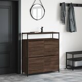Ormarić za cipele s 4 ladice smeđa boja hrasta 100x34x112 cm | Eponuda.com