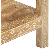 vidaXL Konzolna mizica 80x35x74 cm trden mangov les | Shoptok.si