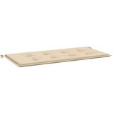  Jastuk za vrtnu klupu bež 120 x 50 x 3 cm od tkanine Oxford | shoptok.hr