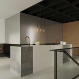  Obesna svetilka MOZAICA 3P črna/medena, (21347580) | Shoptok.si