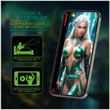  Masturs Ayla - stokajoč sesalni-vibracijski AR masturbator (zelena) | Shoptok.si
